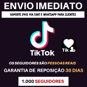 Seguidores TikTok - Redes Sociais