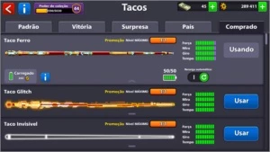 8 Ball Poll: Vendo contas miniclip com tacos Full. - Outros