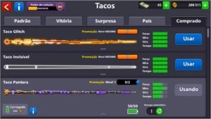 8 Ball Poll: Vendo contas miniclip com tacos Full. - Outros