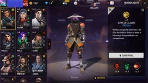 conta freefire mestre cheia de skin barata - Free Fire