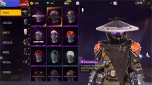 conta freefire mestre cheia de skin barata - Free Fire