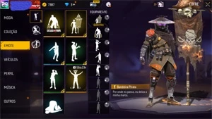 conta freefire mestre cheia de skin barata - Free Fire
