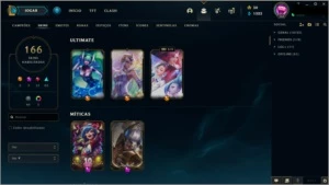 Conta LOL ANTIGA 166 SKINS - League of Legends