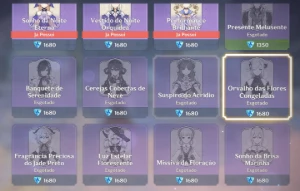 Conta Prime - Ar 60 - Full Endgame (Founder Account) - Genshin Impact