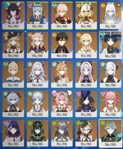 Conta Prime - Ar 60 - Full Endgame (Founder Account) - Genshin Impact