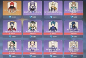 Conta Prime - Ar 60 - Full Endgame (Founder Account) - Genshin Impact