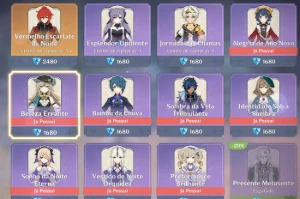 Conta Prime - Ar 60 - Full Endgame (Founder Account) - Genshin Impact