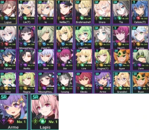 V>Conta Grand Chase mobile Level 173