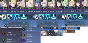 V>Conta Grand Chase mobile Level 173