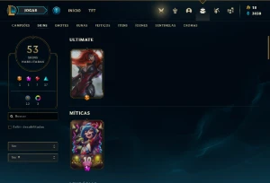 conta league of legends LOL
