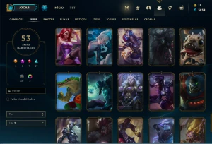 conta league of legends LOL