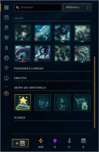 Conta main ADC, lv30 16K de EA, Varias skins nos espólios. - League of Legends LOL