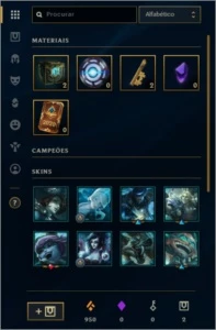 Conta main ADC, lv30 16K de EA, Varias skins nos espólios. - League of Legends LOL