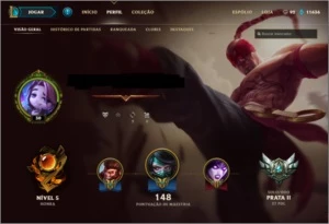 Conta LoL prata 2 focada em jungle e top - League of Legends