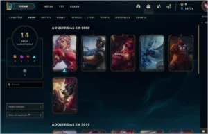 CONTA LEAGUE OF LEGENDS (OURO IV) LOL