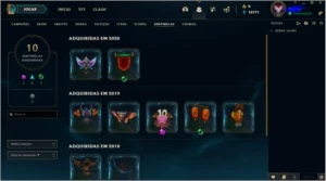 CONTA LEAGUE OF LEGENDS (OURO IV) LOL