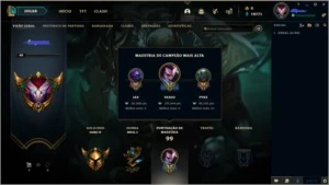 CONTA LEAGUE OF LEGENDS (OURO IV) LOL