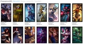 CONTA LEAGUE OF LEGENDS + 92 Champs + 62 Skins SUPER BARATO! LOL