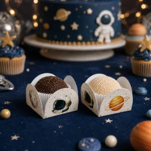 Forminhas para Doces Astronauta - Kits 50, 100 ou 150 - Artesanato e Personalizados