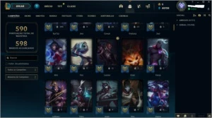conta league of legends LOL