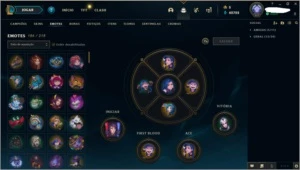 conta league of legends LOL