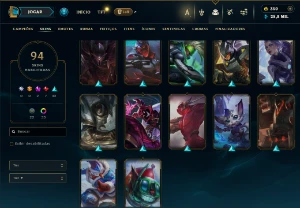 Conta De League Of Leagends/Full Acesso/94 Skins/Level 534 / - League of Legends LOL