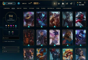 Conta De League Of Leagends/Full Acesso/94 Skins/Level 534 / - League of Legends LOL