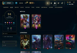 Conta De League Of Leagends/Full Acesso/94 Skins/Level 534 / - League of Legends LOL