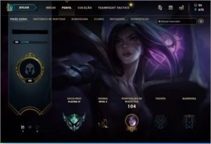 CONTA LOL PLATINA - League of Legends