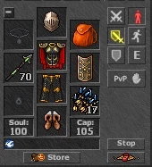 RP lvl 97 - Rowana - ótimos skills com 400k e set - Tibia