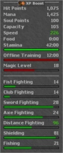 RP lvl 97 - Rowana - ótimos skills com 400k e set - Tibia