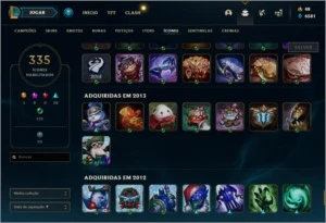 Conta de League Of Legends desde 2012 (309 Skins)! LOL