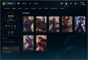 Conta de League Of Legends desde 2012 (309 Skins)! LOL