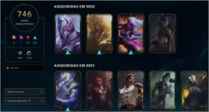 Conta lol Mestre - League of Legends