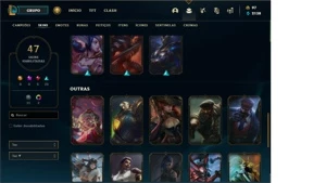 CONTA DE LOL PLATINA 4 SOLO DUO E PLATINA 1 FLEX (EX-DIMA 4) - League of Legends