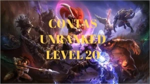 CONTAS UNRANKED LEVEL 20 - League of Legends LOL