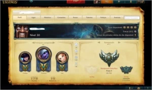 conta leage of legends - League of Legends LOL