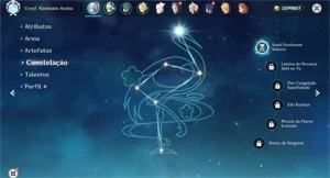 CONTA COM KAMISATO AYAKA C1 XINGQIU E OUTROS, AR 34 - Genshin Impact