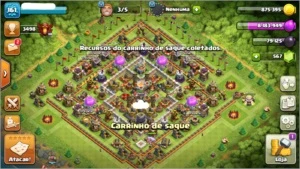 Clash of clans cv11 97% full