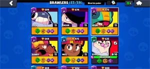 Conta Brawl Stars LVL113 56 Brawlers 19 Skins 21k