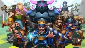 PEGO COROA EM CLASH ROYALE