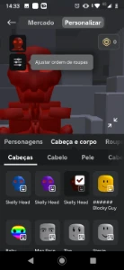 Conta de Roblox com skin colorida - Outros