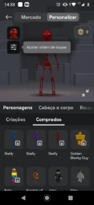 Conta de Roblox com skin colorida - Outros