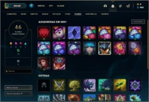 Conta ouro 4 baratinha com 5 skins e 26 champs - League of Legends LOL