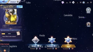 (A136) Grande Mestre interino hakurei / Tanatos / artemis / - Saint Seiya Awakening SSA