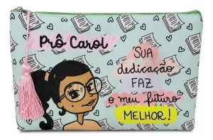 Kit 10 Necessaires Slim Personalizadas 28 x 18 cm