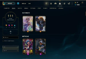 CONTA LOL- LVL 214 - 132 Champions - 111 Skins - FULL ACESSO - League of Legends