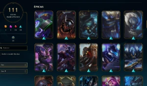 CONTA LOL- LVL 214 - 132 Champions - 111 Skins - FULL ACESSO - League of Legends