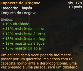 capacete de dragovo (spiritia) - Dofus