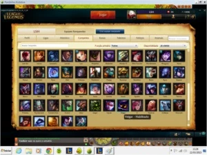 Conta league of legends Platina V LOL